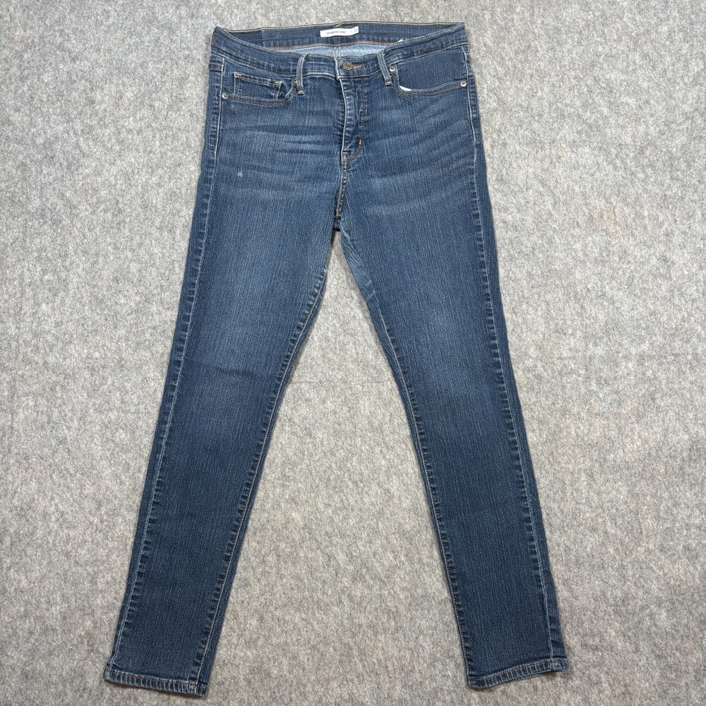 Levis 311 Shaping Skinny Jeans Women's Size 32 Dark Wash Blue Denim Pants Casual